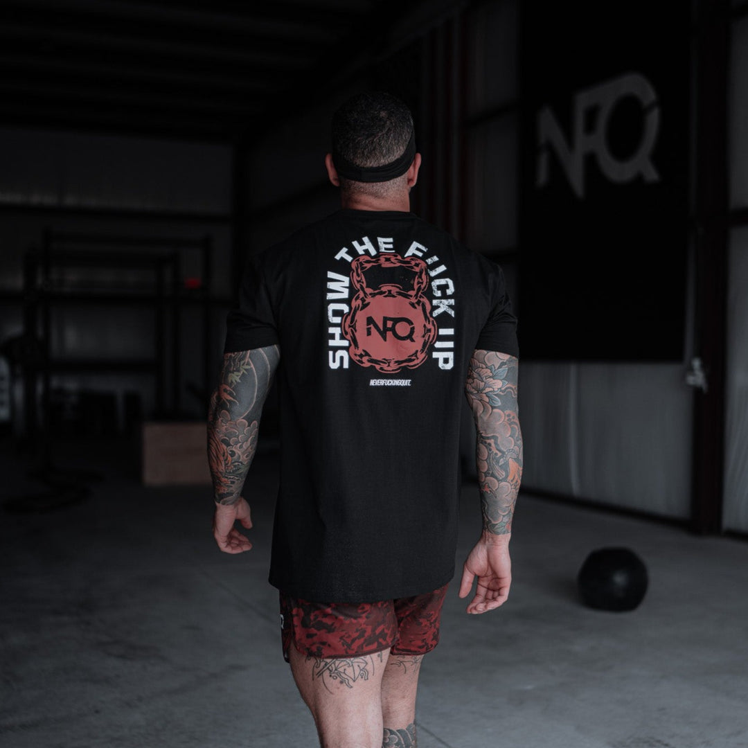 Performance Tee - Show Up Black/Red