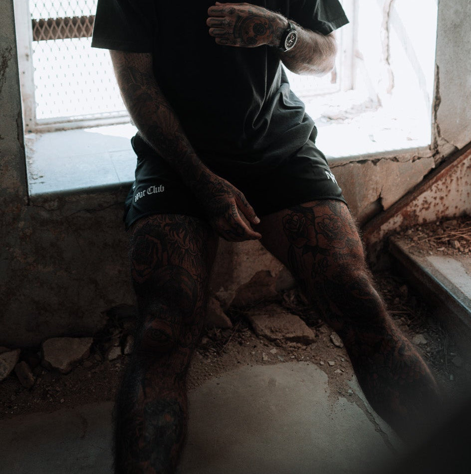 Covert Sprint Shorts - Black - War Club Collab