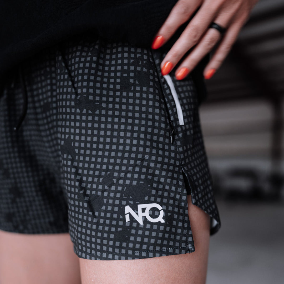 Women's Covert Sprint Shorts - Midnight Digital Night Camo