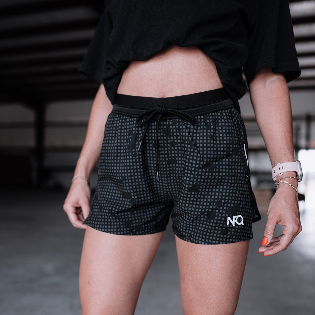 Women's Covert Sprint Shorts - Midnight Digital Night Camo