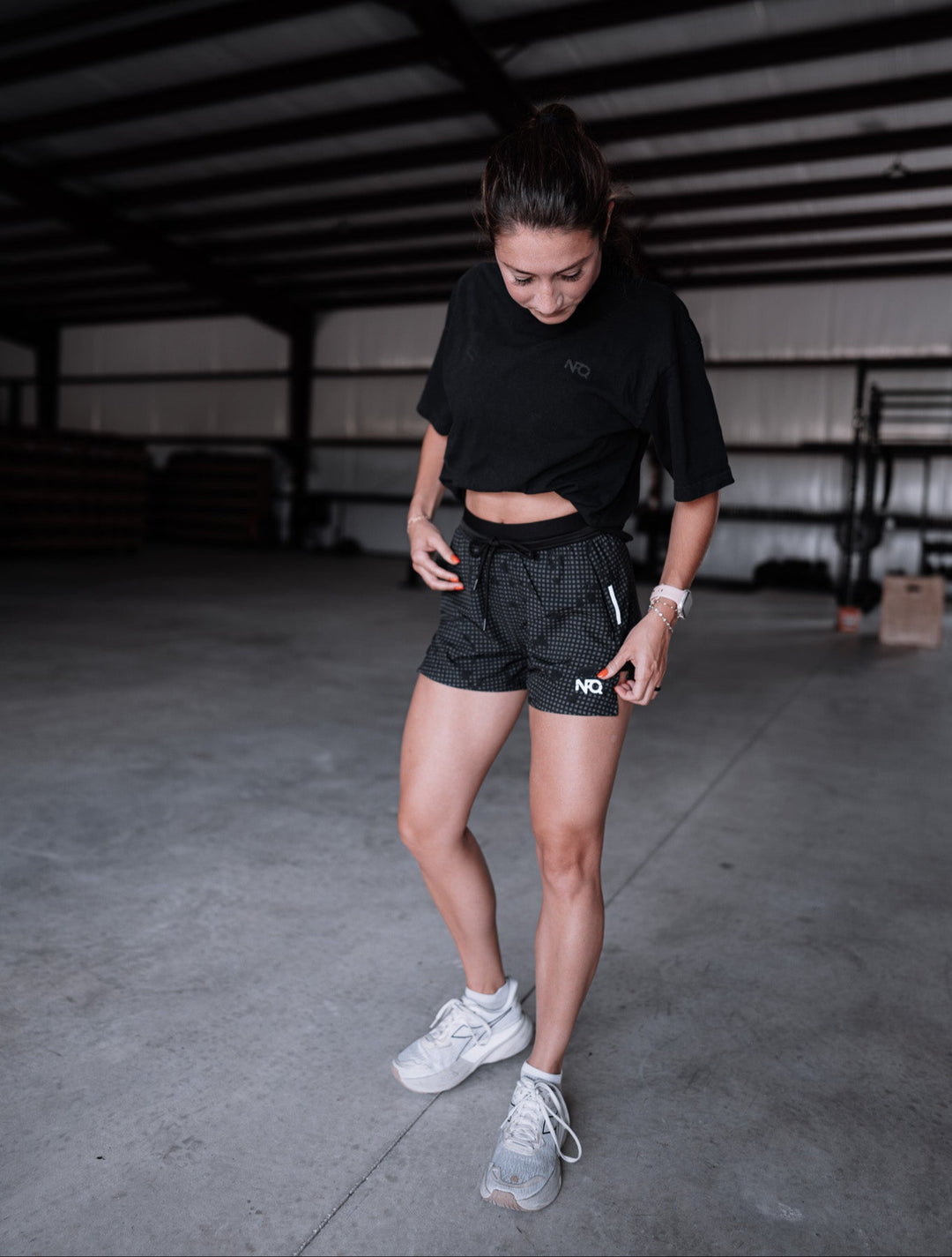 Women's Covert Sprint Shorts - Midnight Digital Night Camo