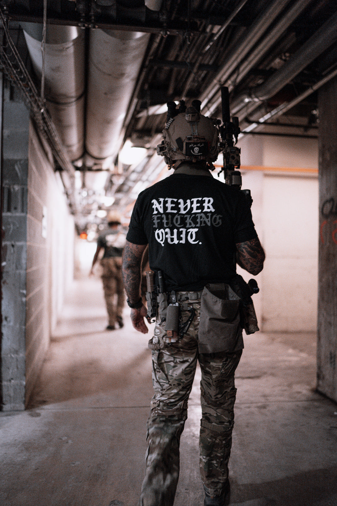 Basic Training Tee - Never Fucking Quit Crusade