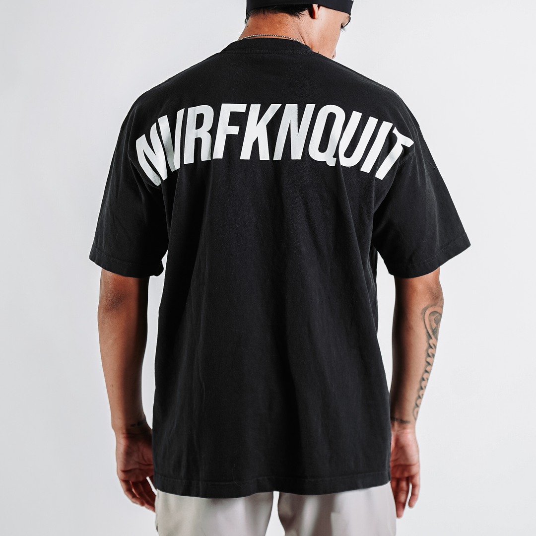 NVRFKNQUIT - Black - Oversized