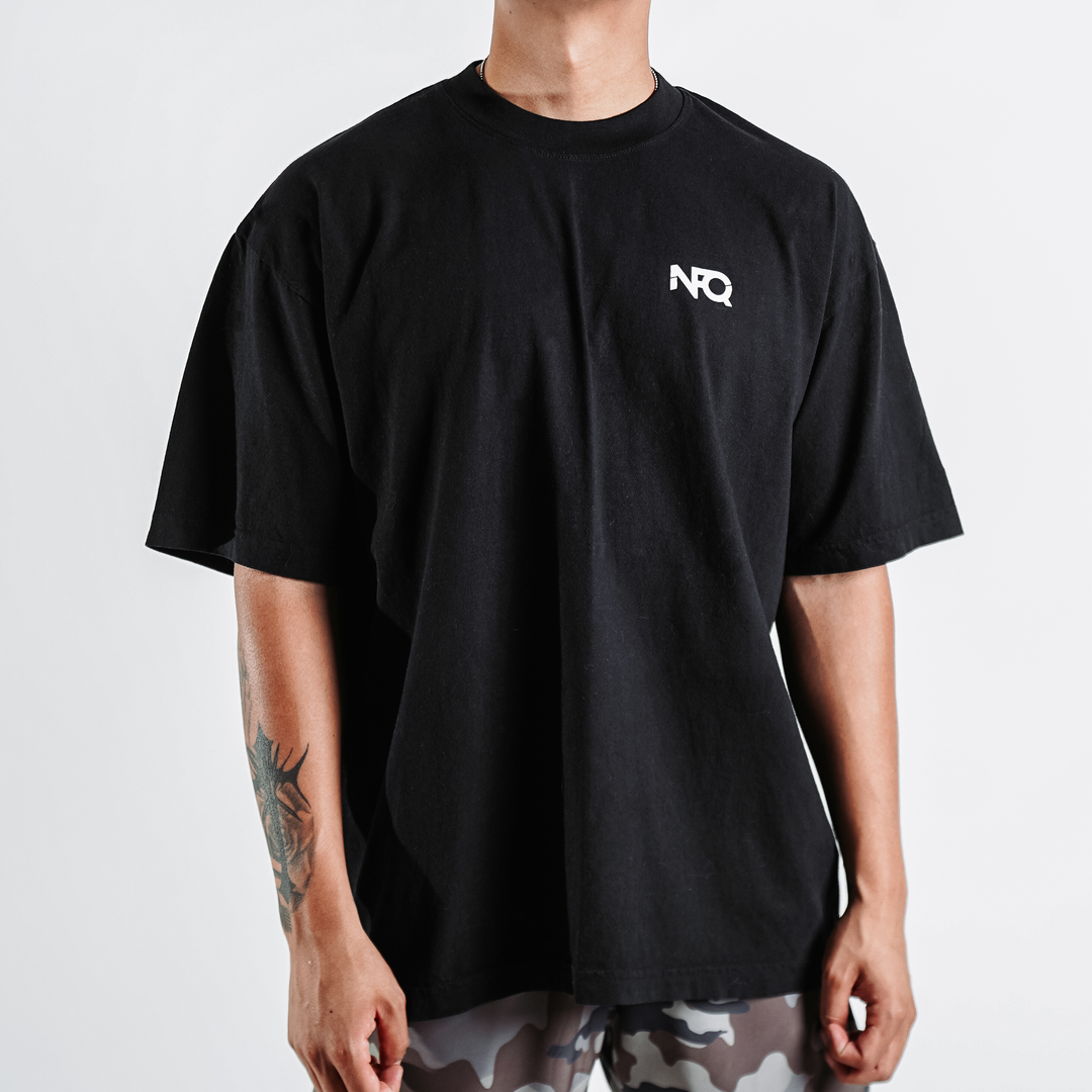 NVRFKNQUIT - Black - Oversized