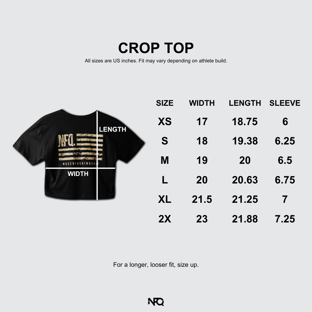 Women's Creed Crop Top - Heather Grey