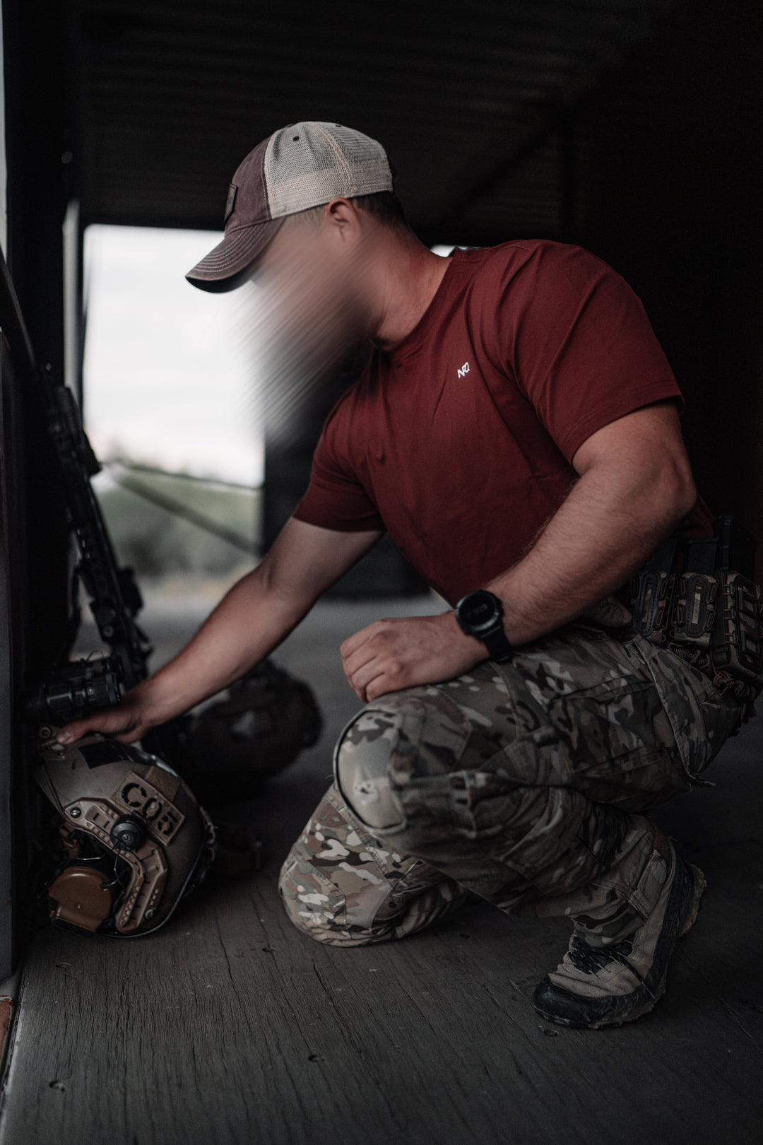 Performance Tee - Liberty Soars Mahogany