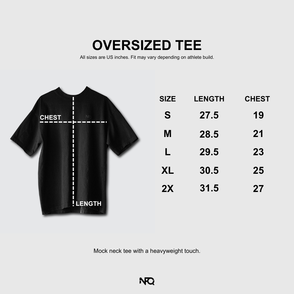 NVRFKNQUIT - MW BRWN - Oversized
