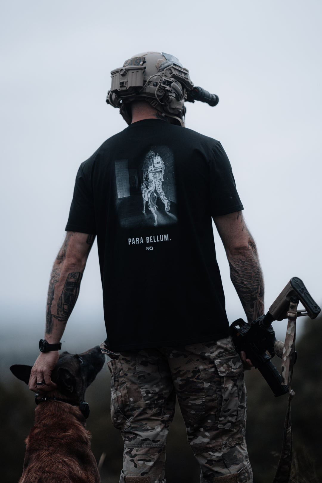 Performance Tee - PARA BELLUM Black